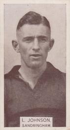 1933 Wills's Victorian Footballers (Small) #87 Lloyd Johnson Front